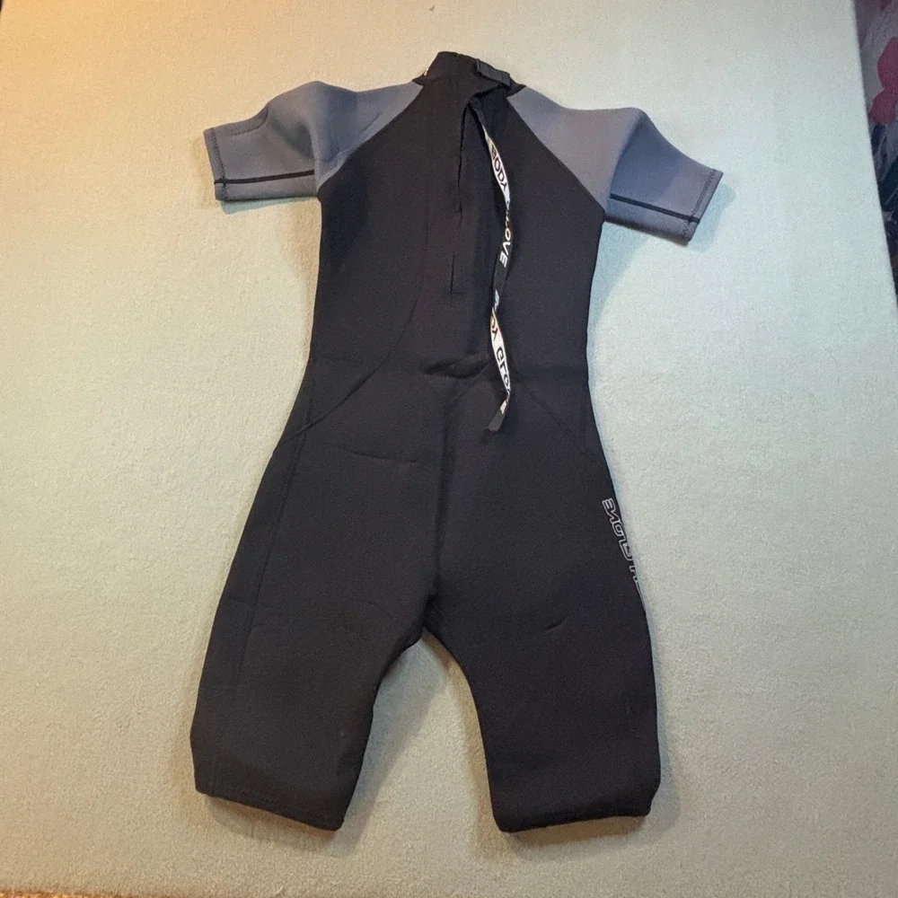 Body Glove Pro 2 Wetsuit 16 Black Gray Short Sleeve Spring Suit Scuba Surf Y2K